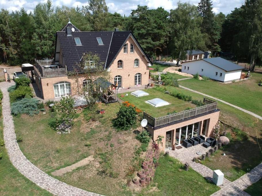 Haus Wilma Gruene Idylle Im Wald Direkt Am See Wendisch Rietz Esterno foto