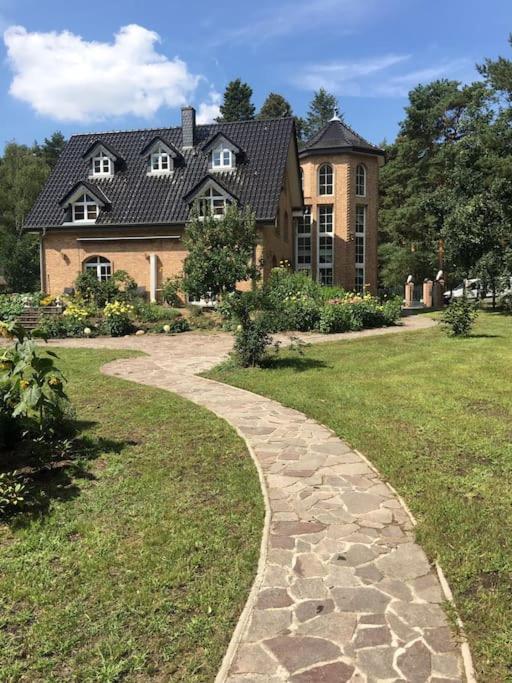 Haus Wilma Gruene Idylle Im Wald Direkt Am See Wendisch Rietz Esterno foto